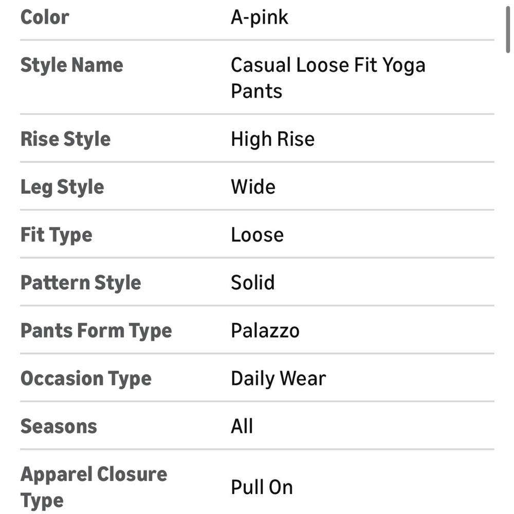New XXL Gracyoga blush pink High Waisted Wide Leg Casual Flowy Yoga Pants - Picture 15 of 15